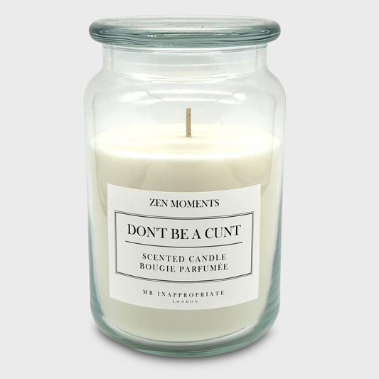 Large Candle - Don't Be A Cunt