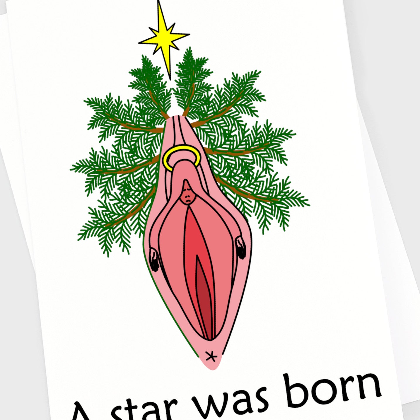 Christmas Card - Virgin Mary