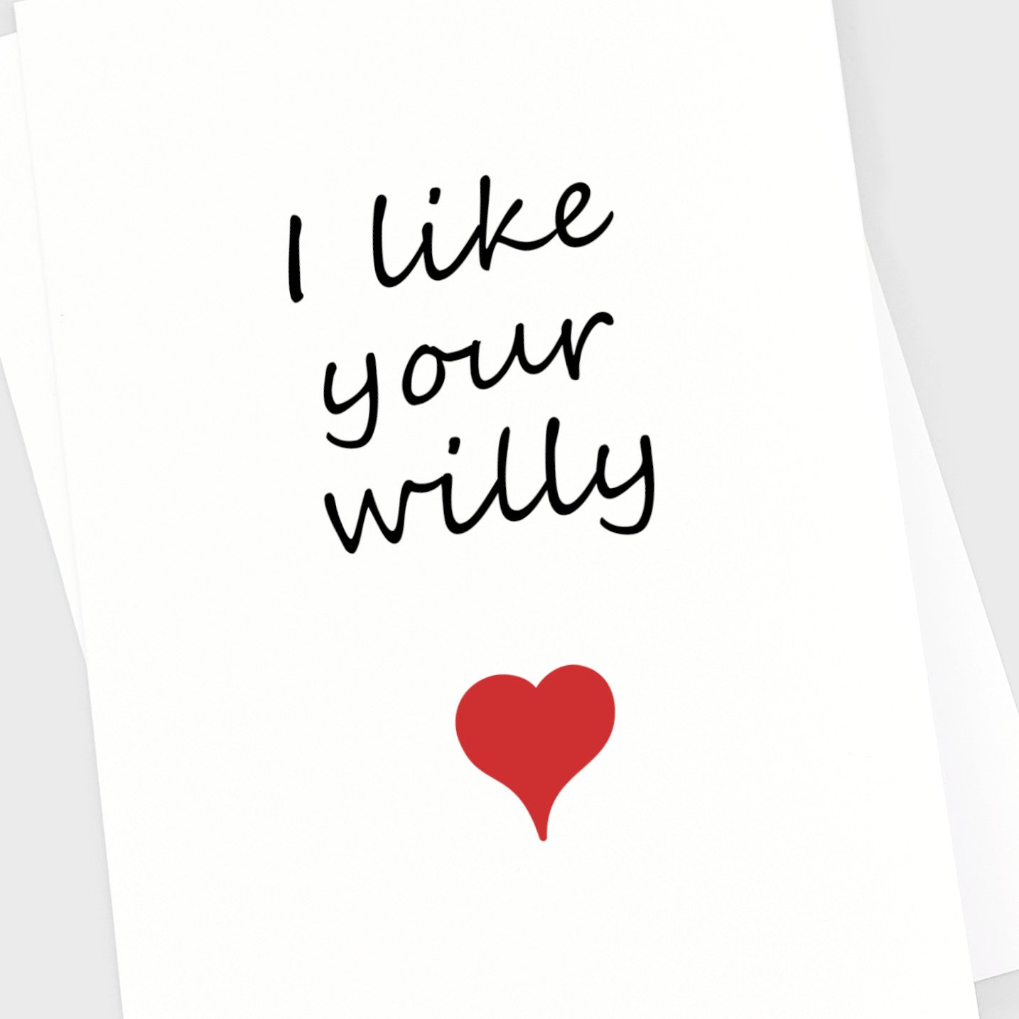 Valentine's Anniversary Card - Willy