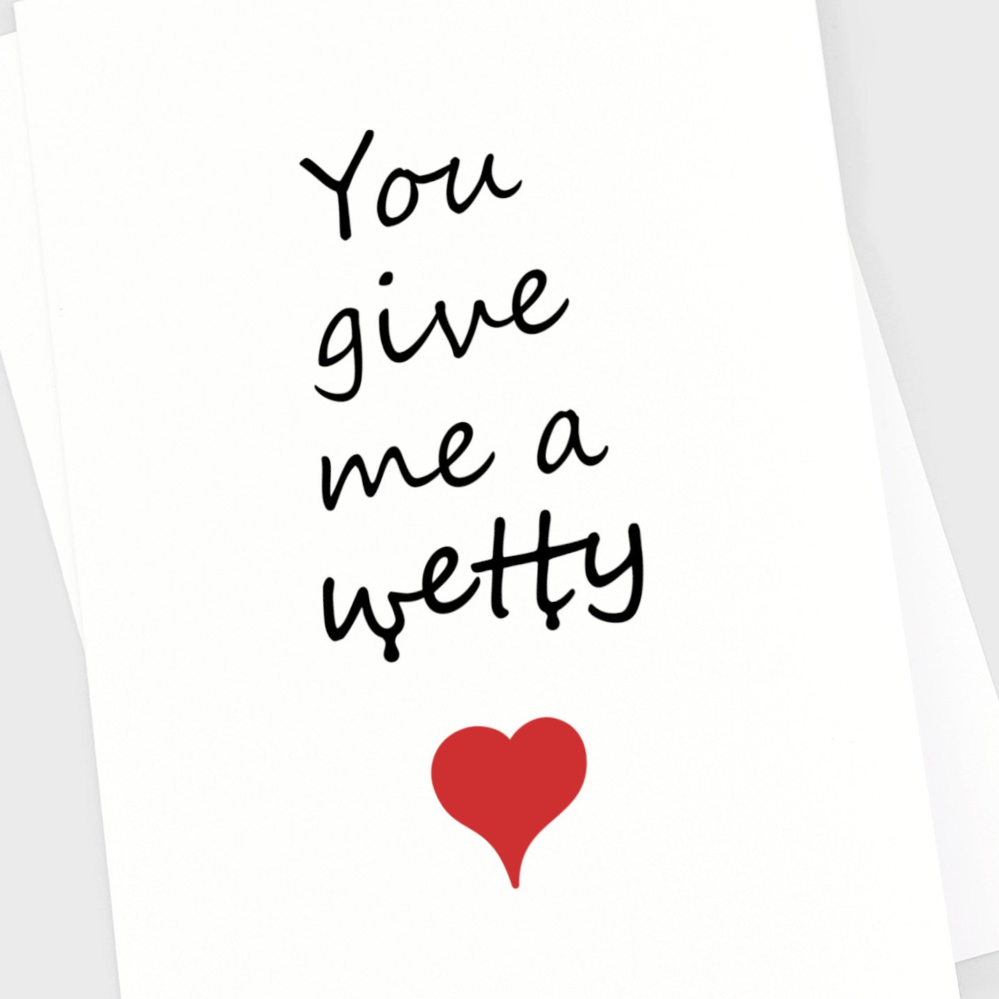 Valentine's Anniversary Card - Wetty