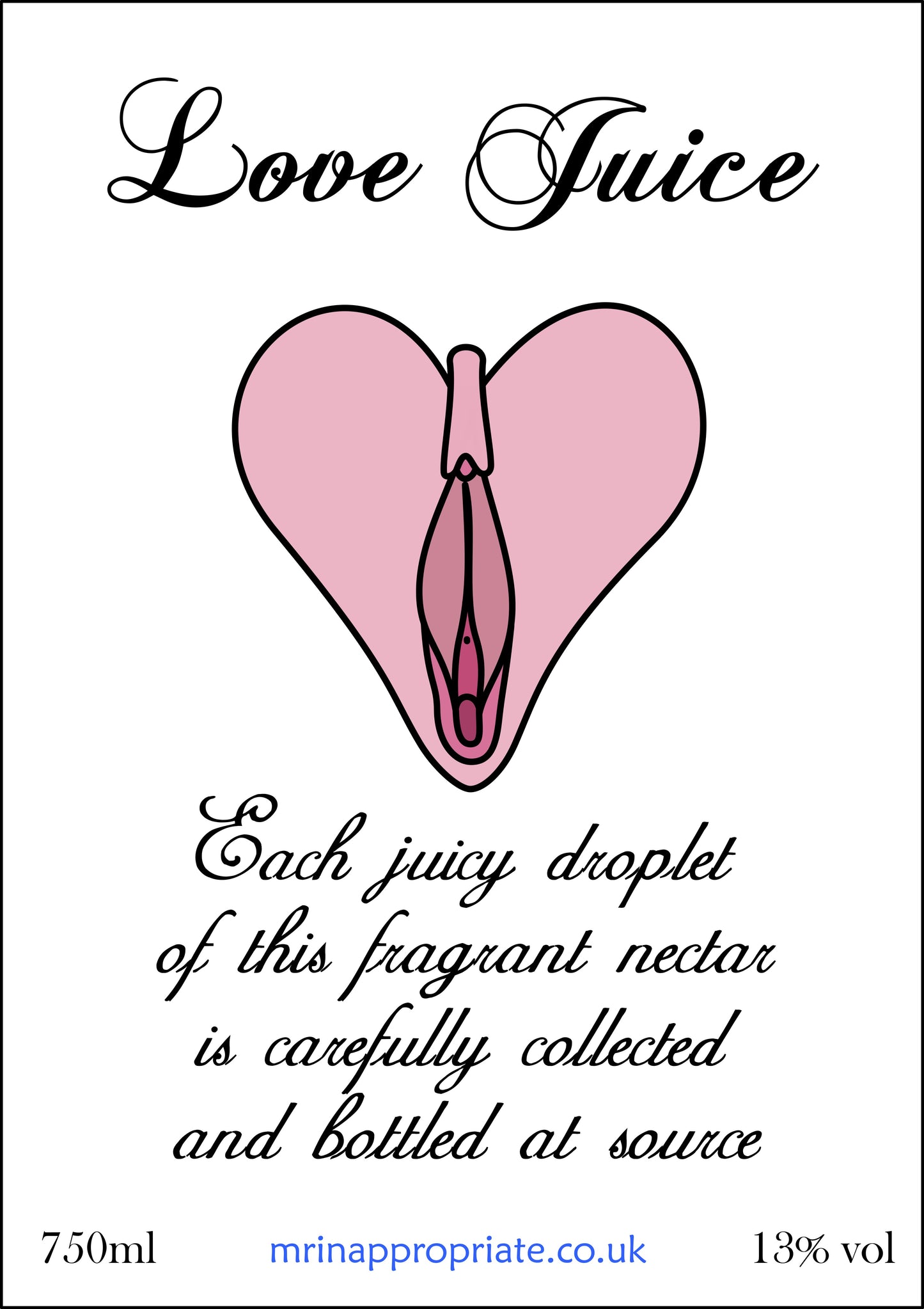 Wine Labels (x2) - Love Juice