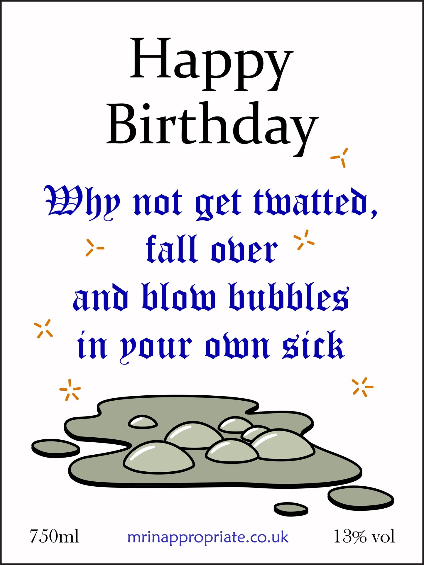 Wine Labels (x2) - Twatted