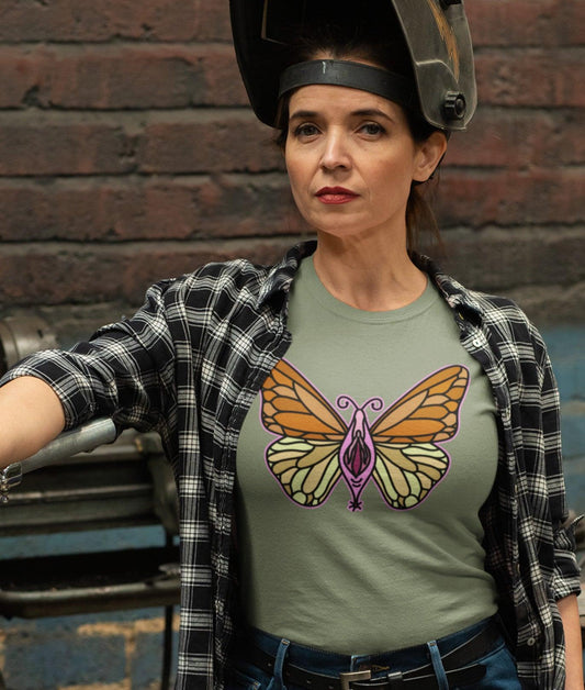 T-Shirt - Pussy Butterfly - Mr. Inappropriate