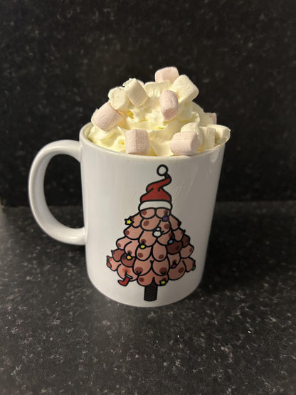 Christmas Mug - Boob Tree